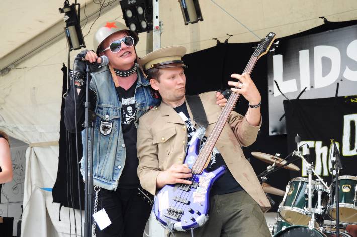 The Dogshit boys var ett av banden på den sista Lidstockfestivalen. Foto Miranda Eklund